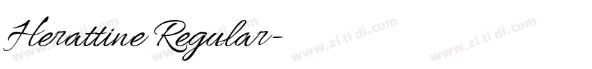Herattine Regular字体转换